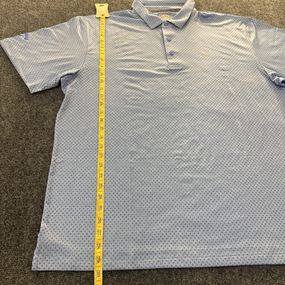 Callaway Golf Polo Shirt XL Blue Opti Dri Performance Stretch NWT - Picture 5 of 11
